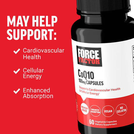 Force Factor CoQ10 60 Veg Capsules additional product image 3
