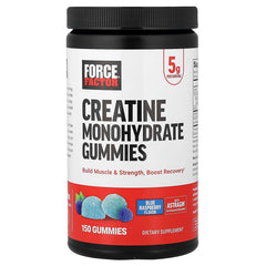 Force Factor Creatine Monohydrate Gummies Blue Raspberry product image