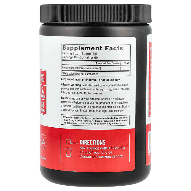 Force Factor Creatine Monohydrate Powder 10.6 oz (300 g) additional product image 2