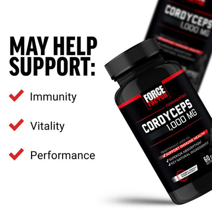 Force Factor Fundamentals Cordyceps 60 Capsules additional product image 3