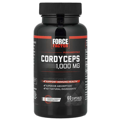 Force Factor Fundamentals Cordyceps 60 Capsules additional product image 5
