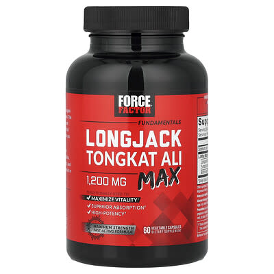 Force Factor Fundamentals LongJack Tongkat Ali Max 60 Veg Capsules additional product image 5