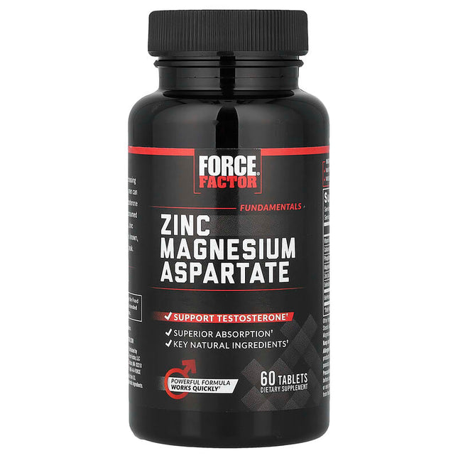 Force Factor Fundamentals Zinc Magnesium Aspartate 60 Tablets product image