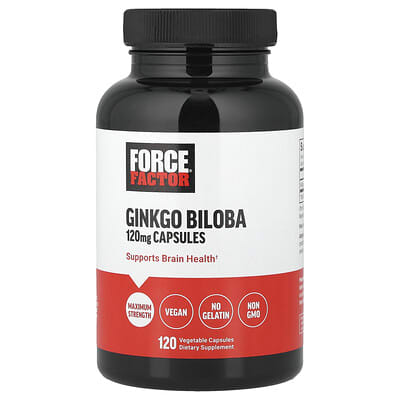 Force Factor Ginkgo Biloba 120 mg 120 Vegetable Capsules additional product image 5