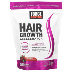 Force Factor Hair Growth Accelerator Mixed Berry 60 Soft Chews product image