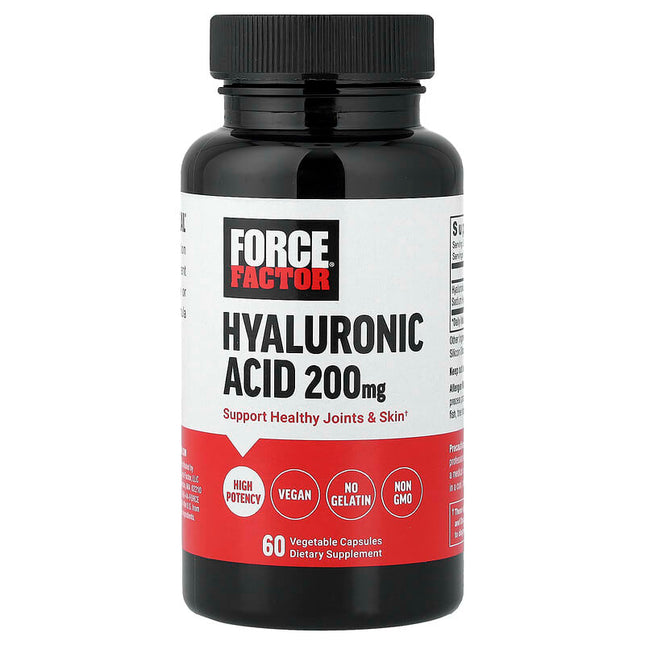 Force Factor Hyaluronic Acid 200 mg 60 Vegetable Capsules product image