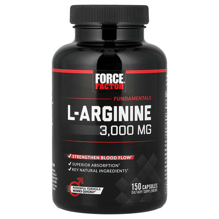 Force Factor L-Arginine 150 Capsules product image