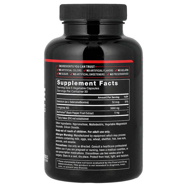 Force Factor L-Arginine 150 Capsules additional product image 2