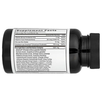 Force Factor LeanFire PM Nighttime Fat Burner 60 Veg Capsules additional product image 2