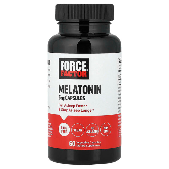Force Factor Melatonin 5 mg 60 Vegetable Capsules product image