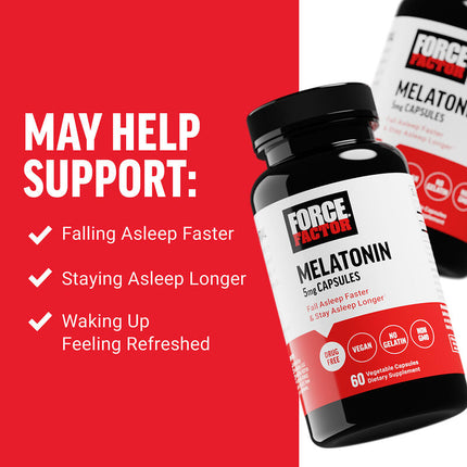 Force Factor Melatonin 5 mg 60 Vegetable Capsules additional product image 3