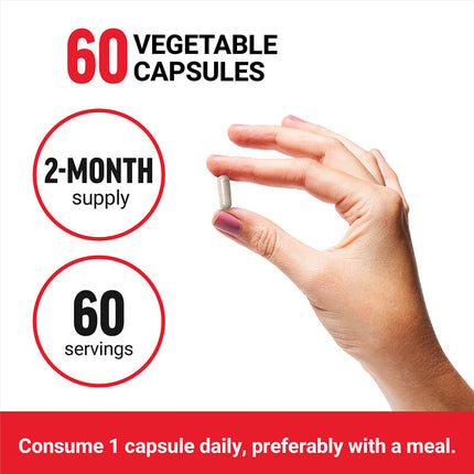 Force Factor MK-7 Vitamin K2 100 mcg 60 Vegetable Capsules additional product image 4