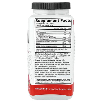Force Factor NMN Longevity & Anti-Ageing Formula Strawberry 60 Soft Chews additional product image 2