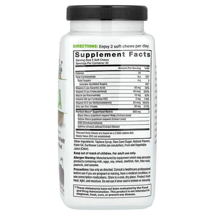 Force Factor Perfect Maca Dark Cherry 60 Soft Chews additional product image 2