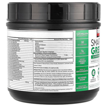 Force Factor Smarter Greens Superfood Powder Unflavoured 14.8 oz (420 g) additional product image 5