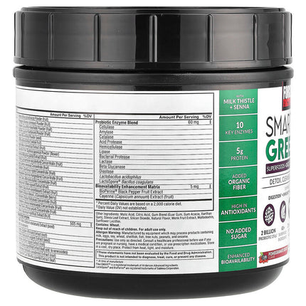 Force Factor Smarter Greens Superfoods + Digestion Powder Pomegranate Berry 16.8 oz (477 g) additional product image 5