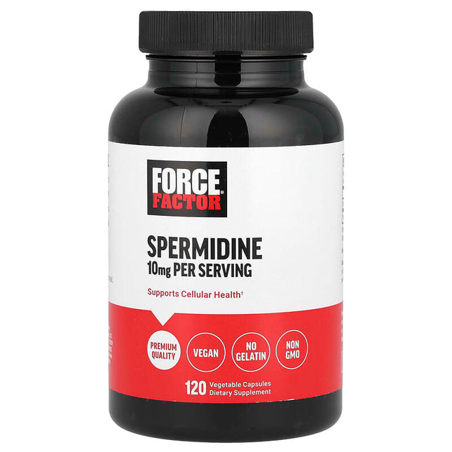 Force Factor Spermidine 120 Vegetable Capsules (5 mg per Capsule) product image