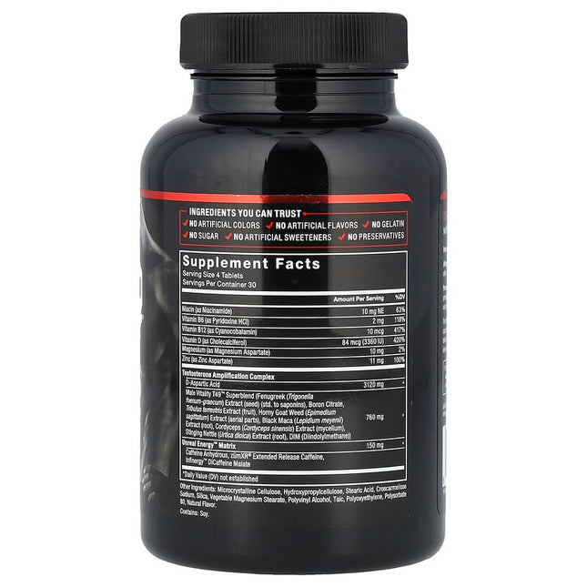 Force Factor Test X180 Boost 120 Tablets additional product image 2