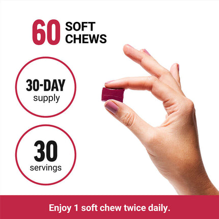 Force Factor Total Beetroots Blood Pressure Support Acai Berry 60 Soft Chews additional product image 3