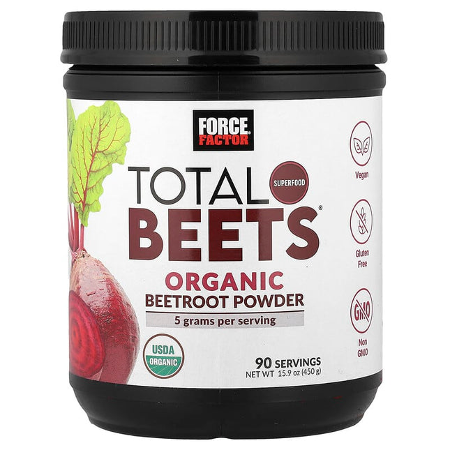 Force Factor Total Beets Organic Beetroot Powder 15.9 oz (450 g) product image
