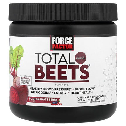 Force Factor Total Beets Original Drink Powder Pomegranate Berry 7.4 oz (210 g) product image