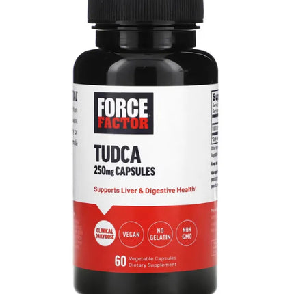 Force Factor TUDCA 250 mg 60 Vegetable Capsules