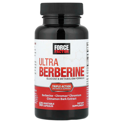 Force Factor Ultra Berberine Glucose & Metabolism Formula 60 Veg Capsules additional product image 3