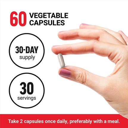 Force Factor Ultra Berberine Glucose & Metabolism Formula 60 Veg Capsules additional product image 4