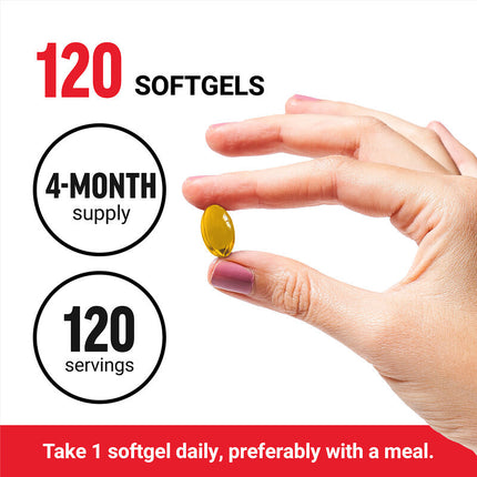 Force Factor Vitamin D3 High Potency 125 mcg (5,000 IU) 120 Capsules additional product image 4