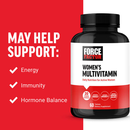 Force Factor Women's Multivitamin 60 Tablets additional product image 3