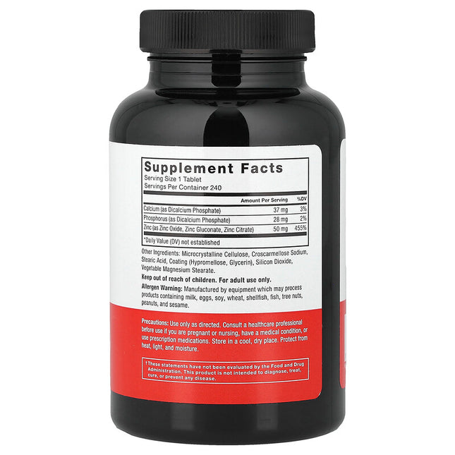 Force Factor Zinc 240 Tablets additional product image 2