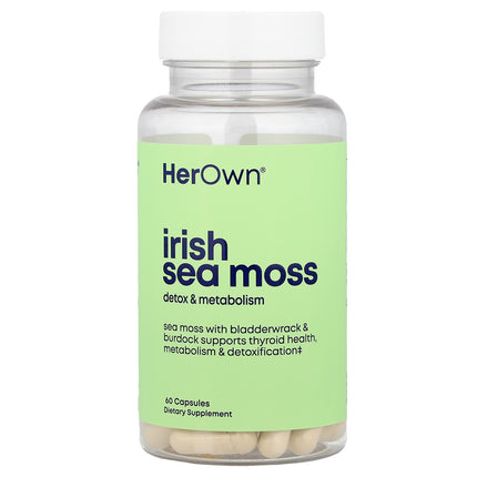 Her Own Irish Sea Moss 60 capsules bottle