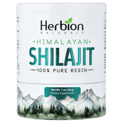 Herbion Naturals Himalayan Shilajit 1 oz 30 g - front of jar