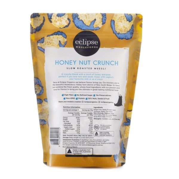 Eclipse Toasted Muesli – Honey Nut Crunch