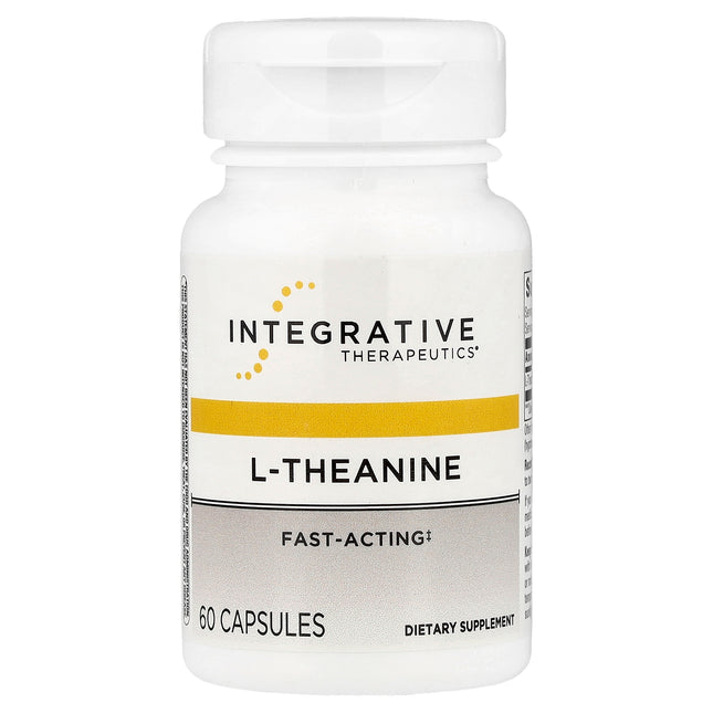 Integrative Therapeutics L-Theanine, 60 Capsules (100 mg per Capsule) - product front