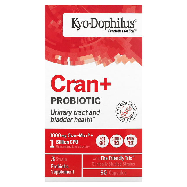 Kyolic Kyo-Dophilus Cran+ Probiotic capsules - front of pack