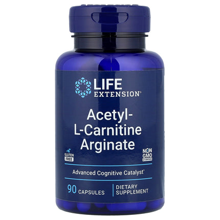 Life Extension Acetyl-L-Carnitine Arginate 90 Capsules - front of pack