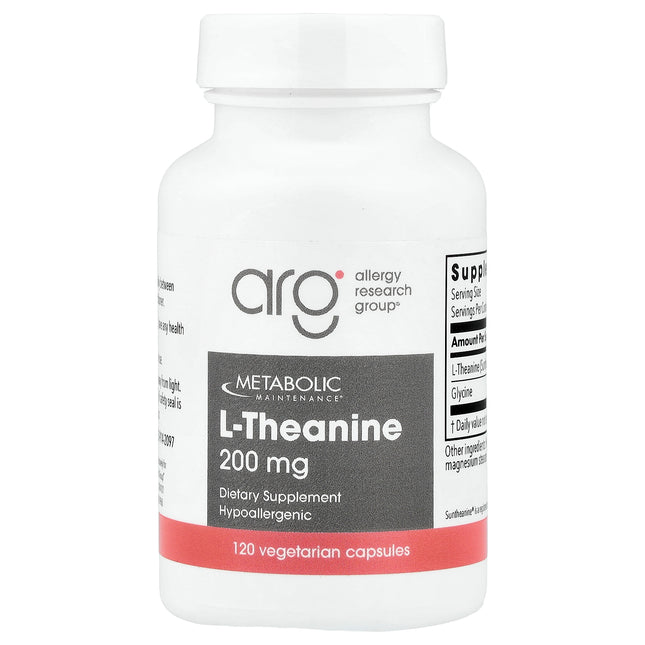 Metabolic Maintenance L-Theanine, 120 Vegetarian Capsules - product front