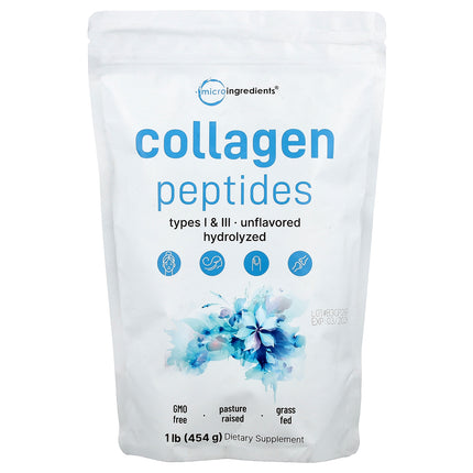Micro Ingredients Collagen Peptides, Unflavoured - Front of pack