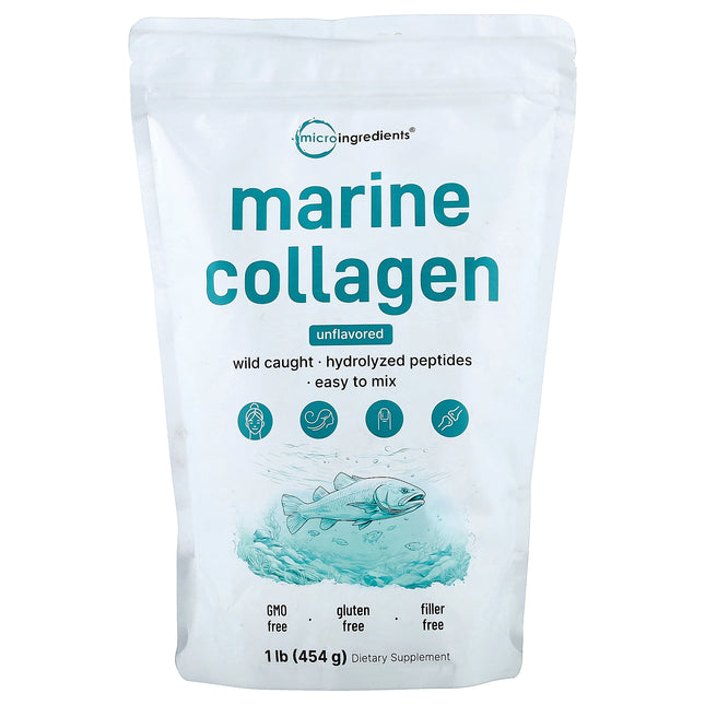 Micro Ingredients Marine Collagen, Unflavoured - Front of pack