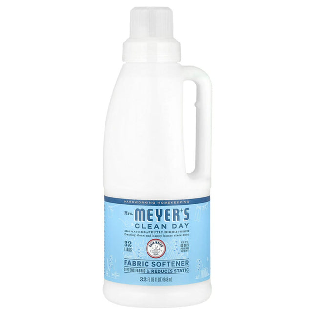 Mrs. Meyers Clean Day, Fabric Softener, Rain Water, 32 fl oz (946 ml)  - front of pack