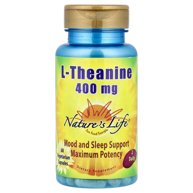 Nature's Life L-Theanine, 60 Vegetarian Capsules - product front