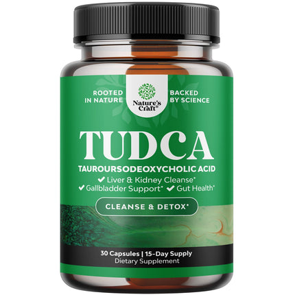 Nature's Craft TUDCA 250 mg 30 Capsules front