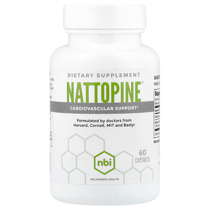 NBI Nattopine 60 Capsules bottle front label