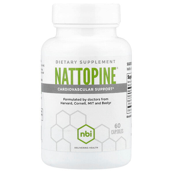 NBI Nattopine 60 Capsules bottle front label