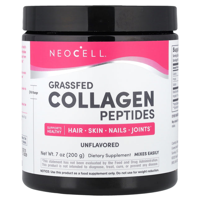 NeoCell Grass-fed Collagen Peptides, Unflavoured - Front of pack