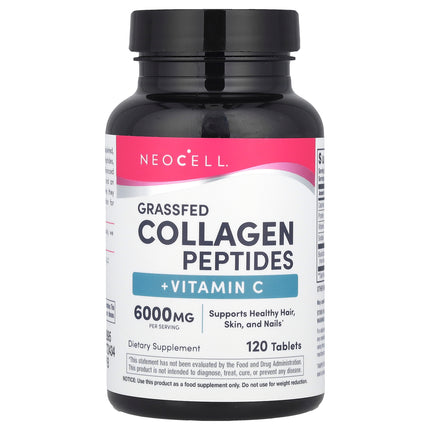 NeoCell Grass-fed Collagen Peptides + Vitamin C - Front of pack