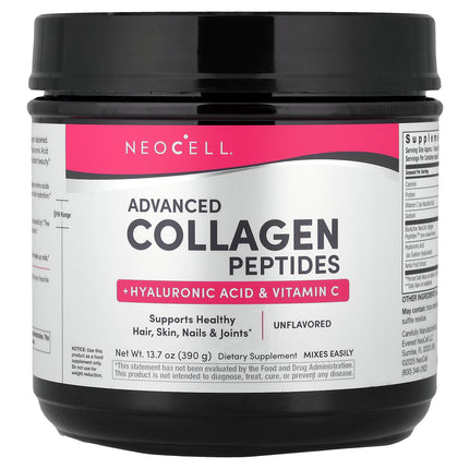 NeoCell Super Collagen Plus With Vitamin C & Hyaluronic Acid - Front of pack