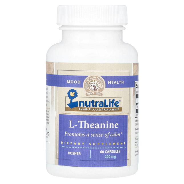 NutraLife L-Theanine, 200 mg, 60 Capsules - product front