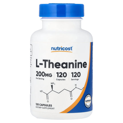 Nutricost L-Theanine, 200 mg, 120 Capsules - product front